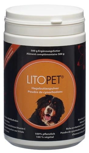 LITOPET Original: rosa canina danese per cani, 500 g