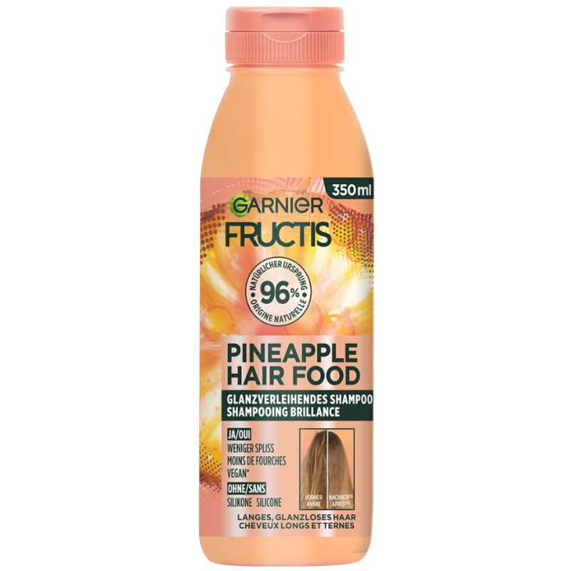 FRUCTIS Shampoo alimentare per capelli ananas lucido 350ml