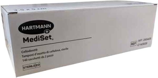Tamponi MediSet Cellodent 3,5x5cm st 140 x 2 pezzi