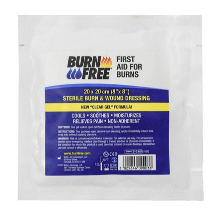 Medicazione per ferite BURNFREE 20x20cm sterile con gel