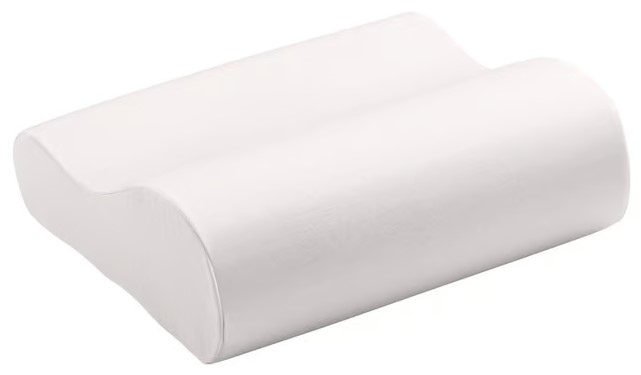 Cuscino da viaggio ELSA 33x11cm in cotone bianco