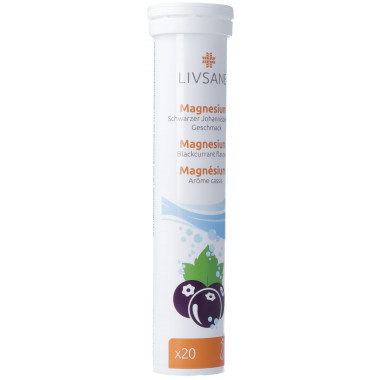 Livsane Magnesio gusto ribes nero 20 pezzi