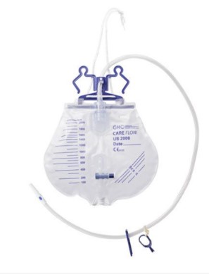 Sistema di drenaggio urinario GHC CAREFLOW 2l 90cm scarico totale RLV