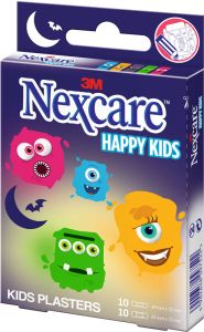 3M Nexcare cerotti per bambini Happy Kids Monsters 20 pezzi