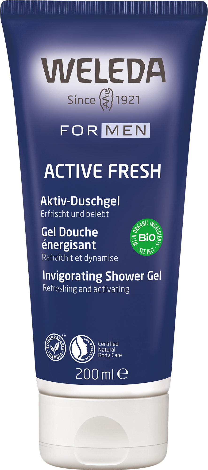 WELEDA FOR MEN Gel doccia attivo 200ml