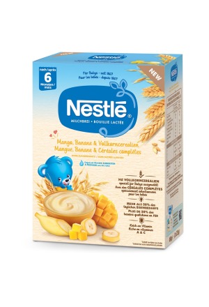 Nestlé Milk Porridge Mango Bana&Wholemeal 6M 450g