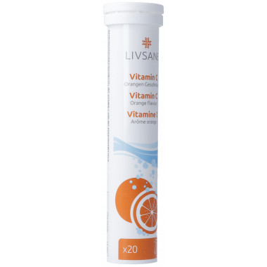 Livsane Vitamina C Gusto Arancia 20 pezzi