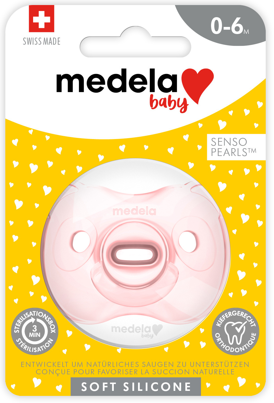 Medela Baby Nuggi Morbido Silicone 0-6 Rosa