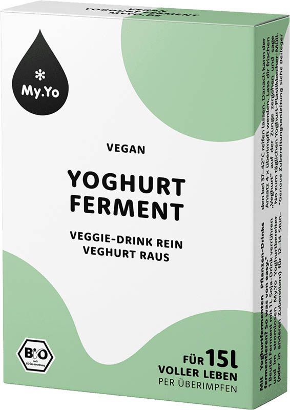 MY.YO Fermento di yogurt biologico vegano 3 x 5 g