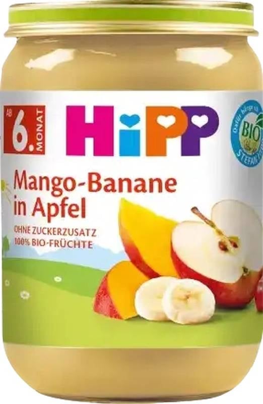 Hipp bio mango banana in barattolo mela 190g