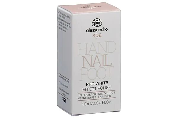 alessandro NAIL SPA Pro Lacca effetto bianco 10ml