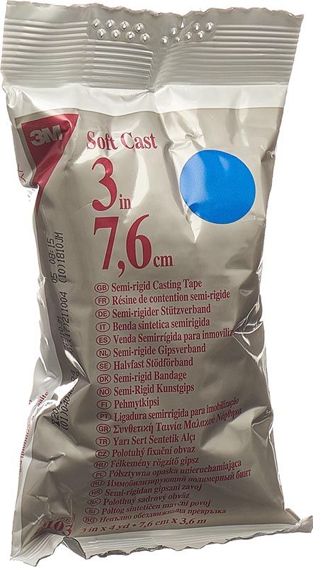 3M Scotchcast Softcast 7,5 cmx3,65 m blu