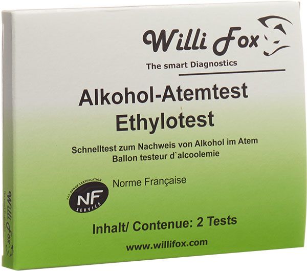 Willi Fox breathalyser 2 pezzi