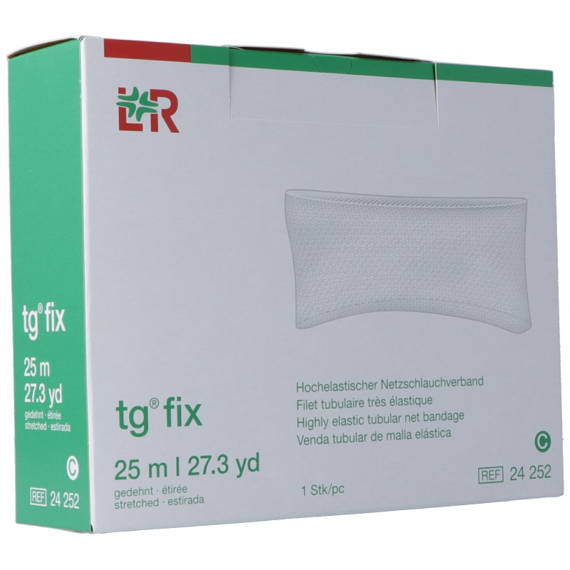 tg fix benda tubolare a rete altamente elastica 25m C per estremità grandi (testa/braccio/gamba piccoli)