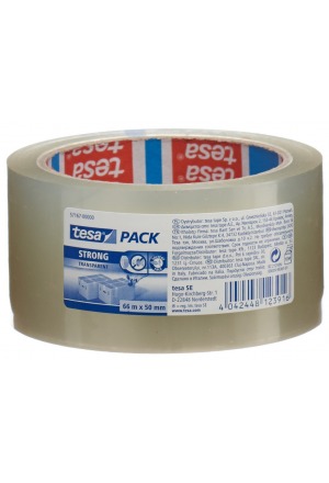 Nastro da imballaggio TESA PP 66m:50mm transp stro
