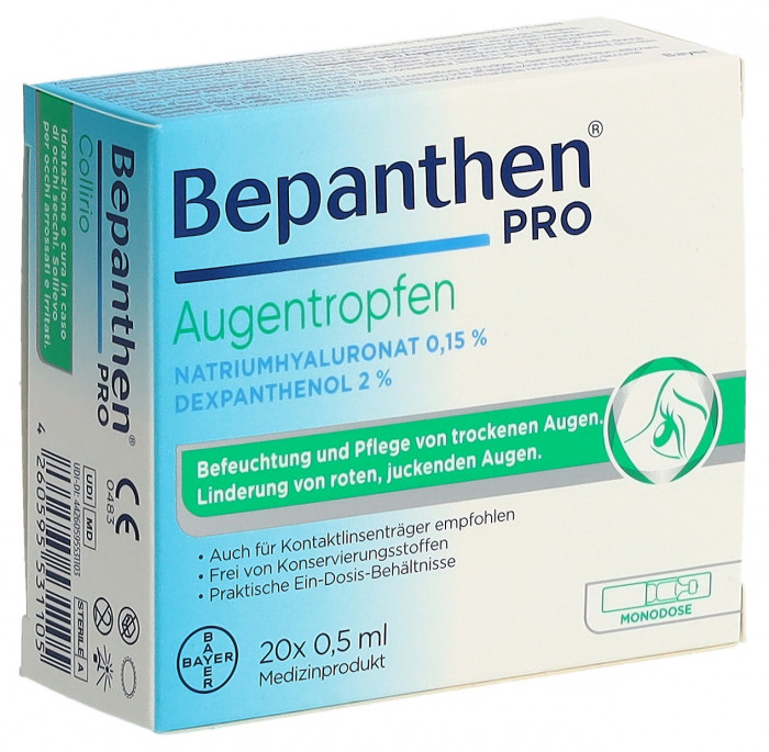 Bepanthen® PRO collirio 20 monodose da 0,5 ml