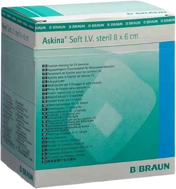 Askina Soft Clear I.V. 6x8cm sterile 50 pezzi