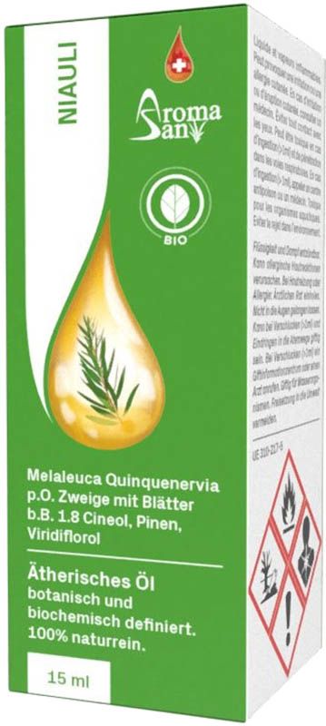 Aromasan Niauli etere/olio in confezione bio 15ml