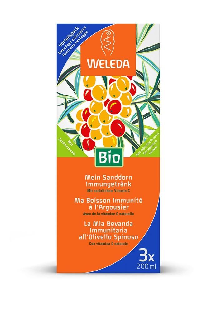Weleda My Sea Buckthorn Immune Drink Trio 3 x 200ml