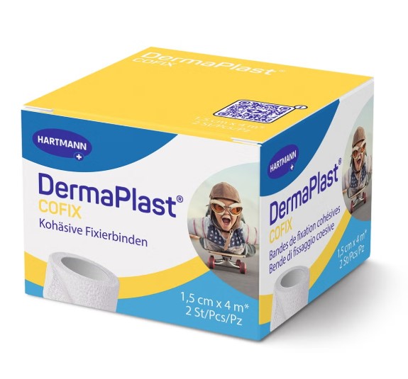 DermaPlast® CoFix 1,5 cmx4 m bianco (nuovo) 2 pezzi
