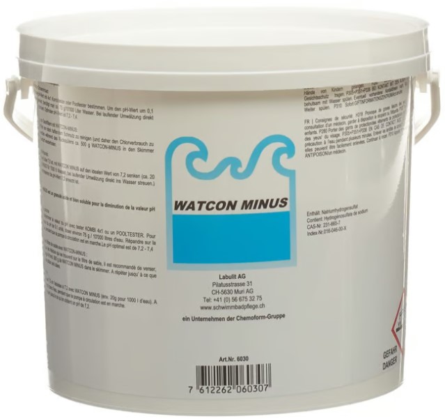 WATCON MINUS granuli di acido 3 kg