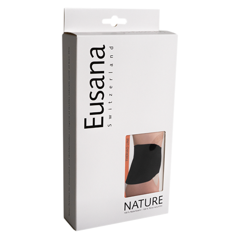 EUSANA scalda reni con chiusura a velcro S nero