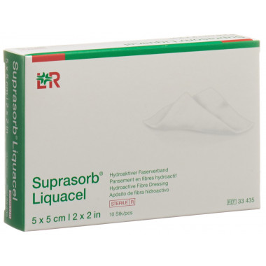 Suprasorb Liquacel 5x5cm 10 Stück