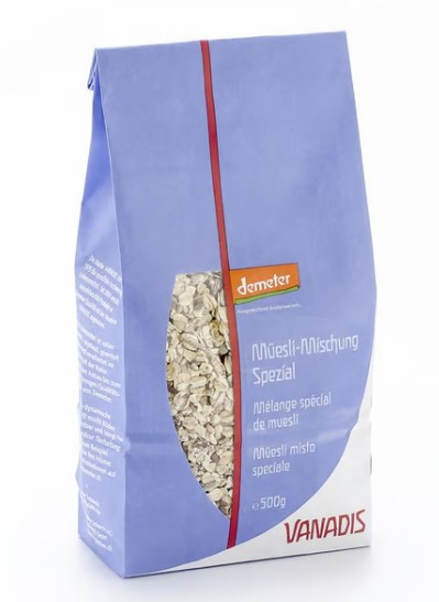 Vanadis Müesli Miscela speciale Demeter Btl 500g