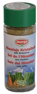 MORGA Sale cristallino dell'Himalaya con erbe 100g