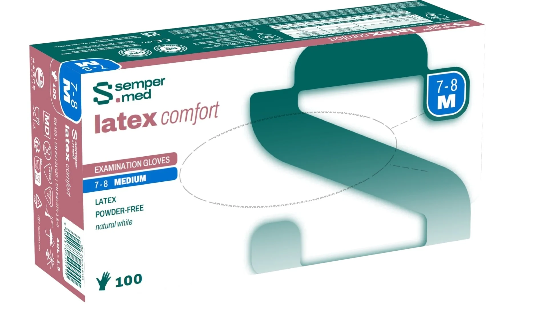 SEMPERMED Lattice Comfort M 100 pezzi