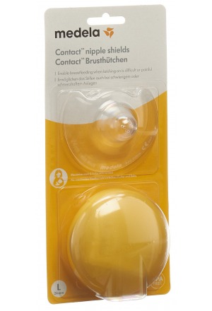 Medela Contatto paracapezzoli L 24 mm con scatola 1 paio