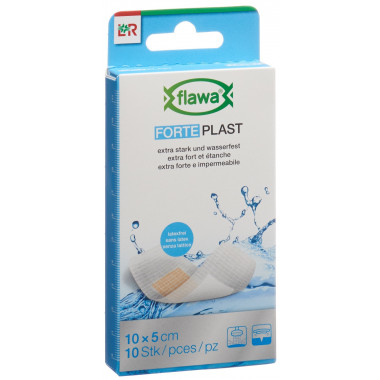 Flawa Forte Plast strisce di gesso 5x10cm 10 pezzi