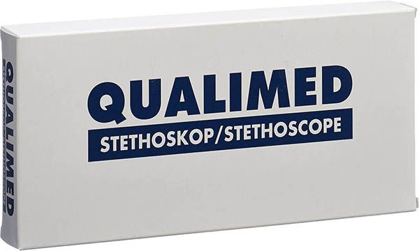 Stetoscopio Qualimed a doppia testa NURSE rosso