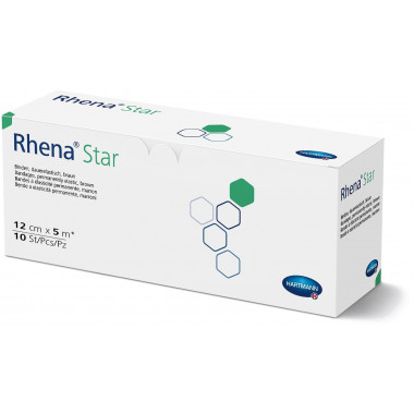 Benda elastica Rhena Star 12cmx5m color pelle aperta 10 pezzi