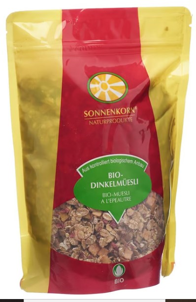 Sonnenkorn muesli di farro bio bud 360g