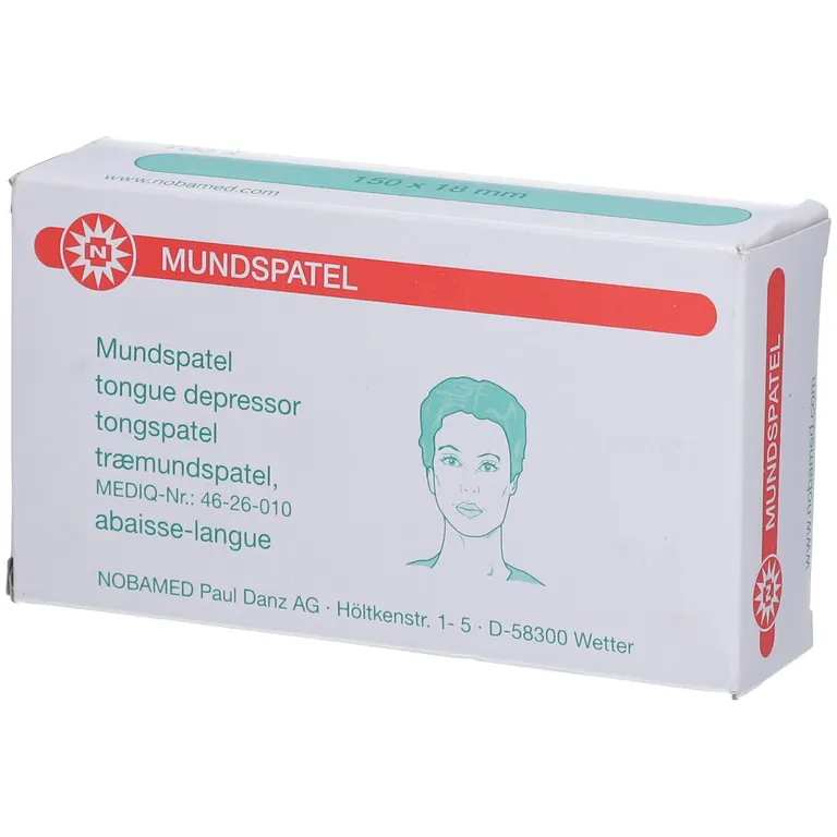 Meditrade, spatola linguale in legno 150 x 18 mm, non sterile, 100 pezzi
