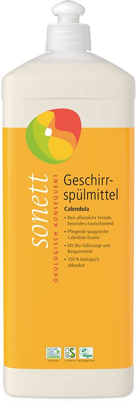 Sonett detersivo per piatti Calendula bottiglia di ricarica 1lt