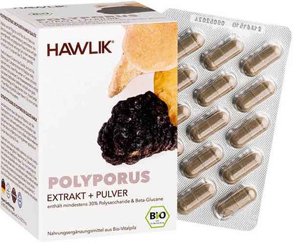 HAWLIK Polyporus Estratto + Polvere Capsule 120 Capsule