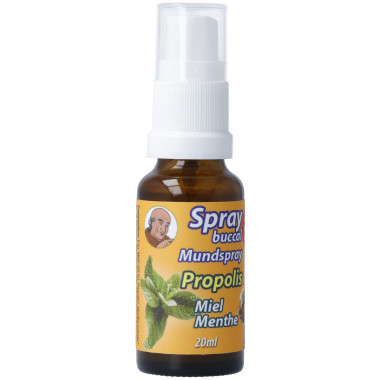 Bioligo Spray buccale Père Michel Propolis/Menthe-Oligoéléments-Huiles essentielles 20ml