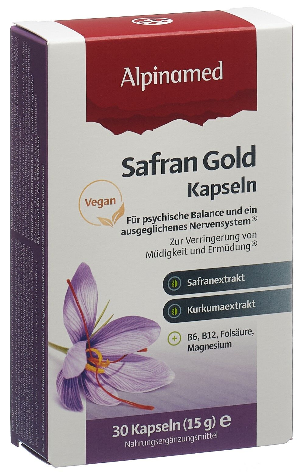 ALPINAMED Zafferano Oro Capsule 30 Capsule