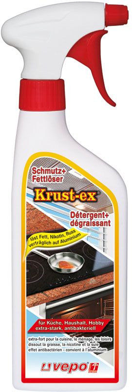 Krust-ex® Rimuovi sporco+grasso antibatterico 360° Vapo 500ml