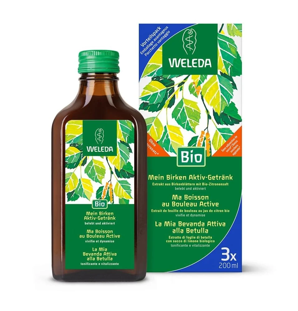WELEDA My Birch Active Drink Trio 3 x 200ml