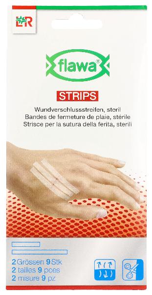 FLAWA STRIPS strisce per la chiusura delle ferite 2 dimensioni 9