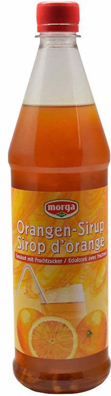 Morga Sciroppo di arancia con zucchero di frutta Petfl 7,5dl