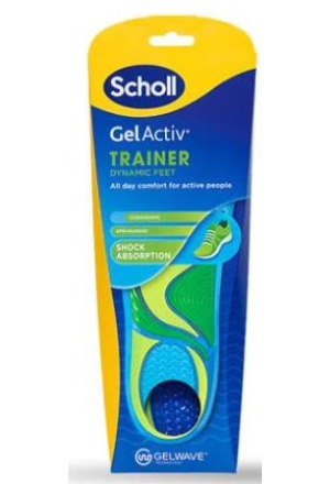 Scholl GelActiv Trainer soletta L GelWave 1 paio