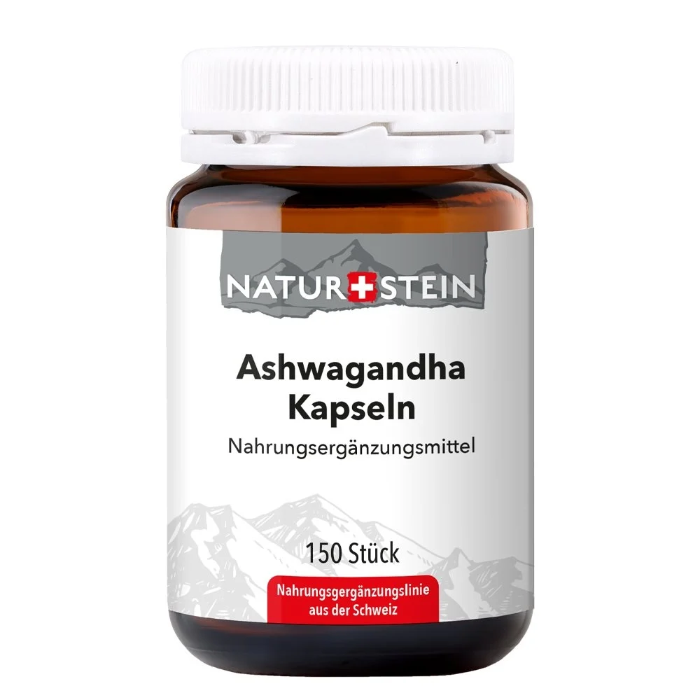 NATURSTEIN Ashwagandha capsule Glasfl 150 pezzi