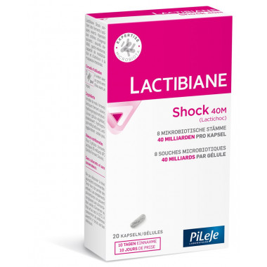 LACTIBIANE Shock 40M Capsule 20 Capsule