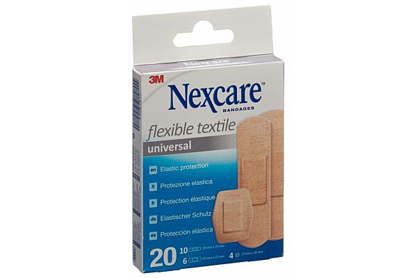 3M Nexcare Pflaster Flexible Textile Universal Bands 6cmx1m