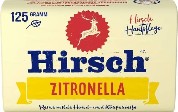 HIRSCH Sapone per le mani alla citronella 125g