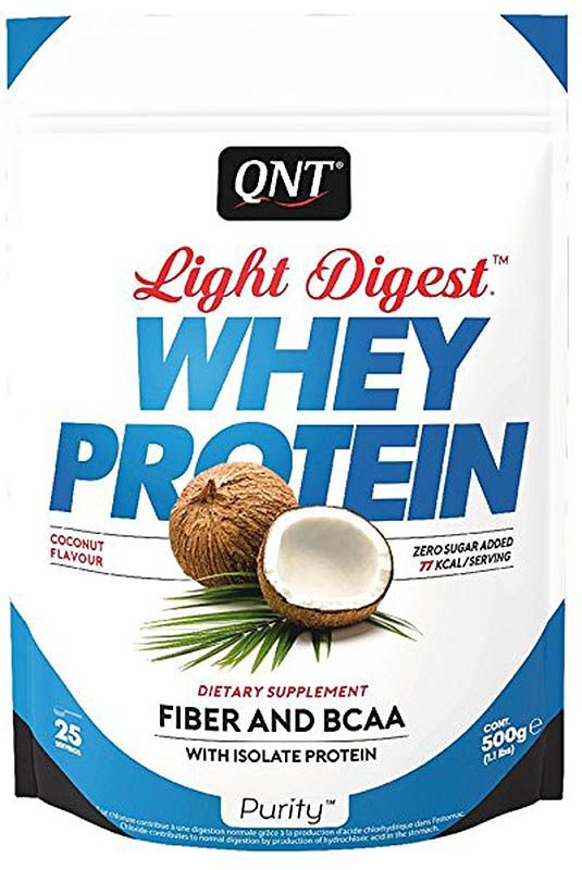 QNT Light Digest Proteine del siero del latte al cocco 500g